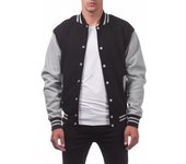 2024 New Arrival Fashion Fleece Casual Baseball Uniform Cotton Spliced Regular Rib Sleeve Brand Clothing Bomber Jacket Men