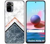 Tumundosmartphone Funda Gel Tpu para Xiaomi Redmi Note 10 / 10S diseño Mármol 05 Dibujos