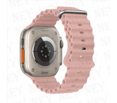 Ocean silicone strap for Apple Watch Ultra2 49mm 45mm 40mm 44mm 41mm sport bracelet for apple watch bands serie 9 8 7 6 5 4 3 SE