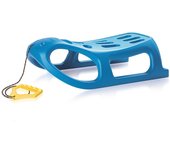 Prosperplast Trineo Alto Little Seal para Disfrutar de la Nieve - Acero y Cuerda - Color Azul - Tamaño 86x25x46 Cm