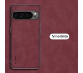 Luxury Sheepskin Leather Case for Google Pixel 9 Pro XL 8 8A 7 7A 6 6A Pro 4G 5G Soft Camera Protect Bumper Silicone Phone Cover