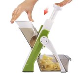 Cortadores de verduras, accesorios de cocina, cortadoras de mandolina, de una vez por todas. Cortadora de verduras, picadora de alimentos, cortador, cortador de frutas, Fry francés