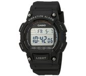 Casio W-736h-1avcf Vibration Alarm Reloj Para Para Hombre Color Negro