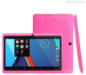 Tableta infantil de 7 pulgadas, 512 MB + 8 GB, pantalla HD de 1024 x 600, dispositivo educativo para la primera infancia con wifi, ideal para la educación y el aprendizaje en la primera infancia, rose