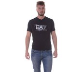 Emporio Armani EA7 Camiseta de Algodón Hombre Negro 3YPTF5PJ18Z 1200