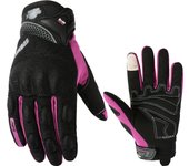 SUOMY Women Purple Motorcycle Gloves Touch Screen Full Finger Racing/Climbing/Cycling/Riding Sport Windproof Motocross Gloves