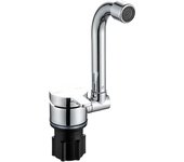 Grifo Plegable para Autocaravana con rotación de 360 °, Grifo de Cocina, Fregadero, grifos de Agua de una manija con Manguera de Entrada de Agua fría y Caliente, Grifo Giratorio de Cobre para