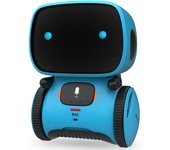Interactive compañero, talking robot intelente, que Baila, canta, Graba, repite, Regalos de cumpleaños para niños de 3 años en Adelante (Azul)