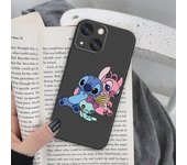 Super cute Stitch Phone Case For Apple iPhone 14 13 12 11 SE XS XR X 7 8 6 mini Plus Pro MAX Soft Black Cover