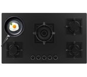 Cecotec Placa de gas Bolero Squad G 5800S Eternal Nano Glass
