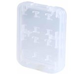 Waterproof SD Card Case Holder Hard Case Storage Box Clear Plastic Memory Card Case for SD/SDHC/SDXC/Micro SD/TF Card