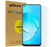 Ociodual 4x Protector de Pantalla Cristal Templado Premium para Realme 10 Vidrio 9H 2.5D Anti Golpes Arañazos 0.3mm