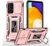 For Samsung Galaxy A55 A35 A32 Case Magnetic Holder Armor Cover Galaxy A12 A13 A22 A23 A71 A52 A72 A82 Slide Camera Lens Cover