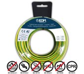 EDM Carrete Cablecillo Flexible 4mm Bicolor Libre de halógenos 5m EDM - 28483 Cablecillo Material Eléctrico Cable Eléctrico