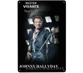 Retro French Rock Singer Johnny Hallyday Metal Sign Personalized Tin Plaque Pub Wall Bar Decor Decorations Art