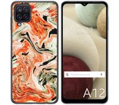 Tumundosmartphone Funda Gel Tpu para Samsung Galaxy A12 / M12 diseño Mármol 12 Dibujos