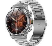 Reloj inteligente Bluetooth, llamadas, deportes, HD, resistente al agua, frecuencia cardíaca, linterna, batería grande mAh