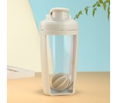 Botella De deporte 550ML Mezcladora Portátil Para Café Leche Y Proteína Cubo De Batido Sellado Y Antigoteo En Color Rosa/Azul/Cafe