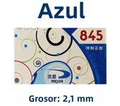 Original METEOR 845 Blue Table Tennis Rubber Pips-out Fast Attack Short Pips Offensive Ping Pong Sponge ITTF Approved