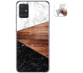 Tumundosmartphone Funda Gel Tpu para Samsung Galaxy A51 diseño Mármol 11 Dibujos