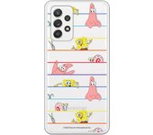 Funda original compatible con Samsung Galaxy A52 - Bob Esponja Multipersonaje Arcoiris