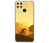 Funda Silicona Antigolpes para Realme Narzo 50A diseño Ciclista Dibujos