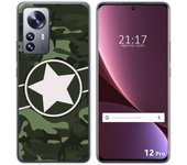 Funda Silicona para Xiaomi 12 Pro 5G diseño Camuflaje 01 Dibujos