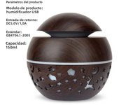 2024 Home Mushroom Head Bedroom Air Purifier USB Desktop Nebulizer Wood Texture Personalized Aromatherapy Machine Humidifier