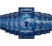 Café Borbone Mia Napoli Capsulas  Compatibles con Nespresso - Pack 10 - 100 Cápsulas - Qumir