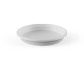 Plato maceta terra color blanco Plastiken