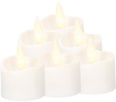 IluminaShop - Pack 6 velas decorativas LED 36mm 1xCR2032