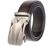LONG Size 180 170 160 150 140 130cm Belt Plus Size Silver Metal Automatic Buckle Men's Belts for Business Trouser Jeans