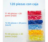 60/240/300 PCS,Bag/Box,Crimp Terminal,T-type Terminal Block,Cable Connectors,Electric Wire Connector,Electrical Terminal Block