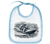 MERCHANDMANIA BABERO COLOR deporte playa moto acuatica agua carrera baby bib