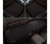 3Pcs Cotton and linen Car Seat Cover Set Universal Car Seat Cover Cushion All Season Car Seat Protector Interior Car Accessories