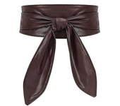 Womens Fashion Belt Wrap Wide Cinch For Dress Solid Color Belts
