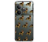 Tumundosmartphone Funda Silicona Antigolpes para Realme GT 6 / GT 6T 5G diseño Perros 09 Dibujos