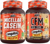 Pack Lacasitos - Proteína de suero sin lactosa en polvo 1 kg+ Lacasitos - Aislado de proteína de suero 1 kg