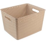Cesto Organizador Rectangular The Secret Home - Varios Colores - 22 Cm X 35 Cm X 29 Cm - PVC - Organización y Almacenaje