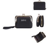 Carterasparahombre Monedero 14.7x9.5x3 cms Cartera Pequeña Mujer Cartera Pequeña Suave Cómoda