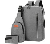 Mochila portátil para hombres y mujeres, bolsa impermeable para hombres y mujeres con antirrobo, bolsas portátiles grandes para el trabajo, la universidad, el maestro, la escuela, los viajes