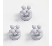 6pcs Punch Free Silicone Hook for Bathroom Razor Holder Storage Hook Wall Shaving Shaver Shelf Toothbrush Holders Organization