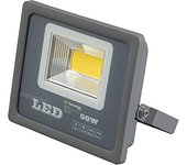 Proyector LED 50W Proyector LED para exteriores Decoración de iluminación 3000K Amarillo claro IP66 Gris