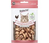 Dokas Corazones de Pollo Liofilizados Snacks para Gatos (6x15gr)