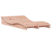 vidaXL Tumbona de madera maciza de pino 205x110x31,5 cm Pino natural, Blanco, Douglas natural Sillas de Exterior Ideal para jardín, playa, piscina, terraza Tumbona Piscina Tumbonas Playa Tumbonas Jardín Exterior