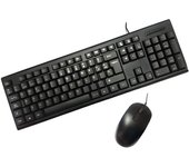 Coolbox Kit Teclado + Ratón PC USB Negro PCC - KTR - 001