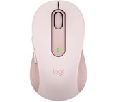 Mouse raton logitech m650 mediano optico wireless inalambrico rosa