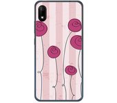 Tumundosmartphone Funda Gel Tpu para Wiko Y70 diseño Flores Vintage Dibujos