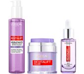 L'Oréal Paris Revitalift Hidratante Limpiador Facial con Ácido Hialurónico 150ml + Revitalift Filler Serum Anti-arrugas con Ácido Hialurónico 30 ml + Gel Crema Rellenador Revitalift Filler con Ácido Hialurónico [MICRO-EPIDÉRMICO] + 3 ceramidas 50ml