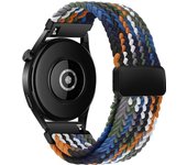 18/20/22 Braided Loop for Garmin venu/3/3s/Forerunner 265S/265/645 Band Elastic Wristband Magnetic Buckle for Garmin vivomove3